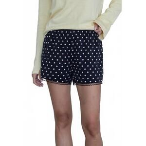 NEW THINGS BETWEEN alexa polka dot shorts in black